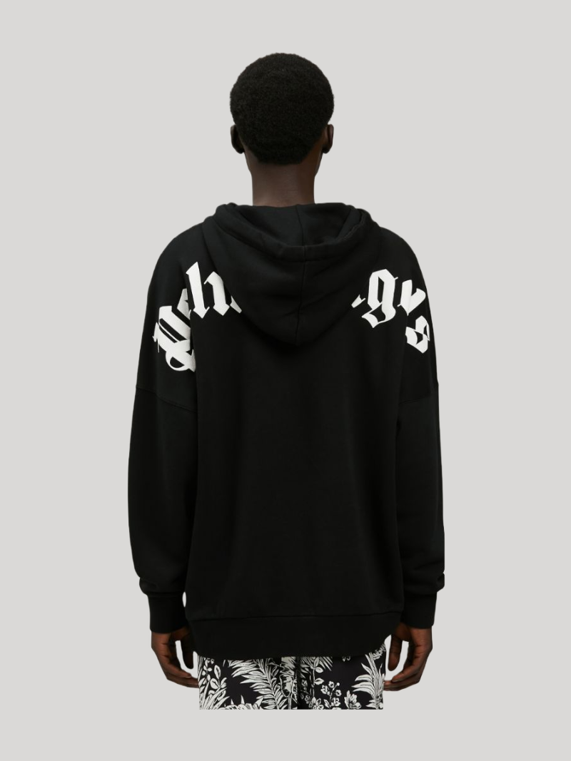 PALM ANGELS LOGO PRINT HOODIE